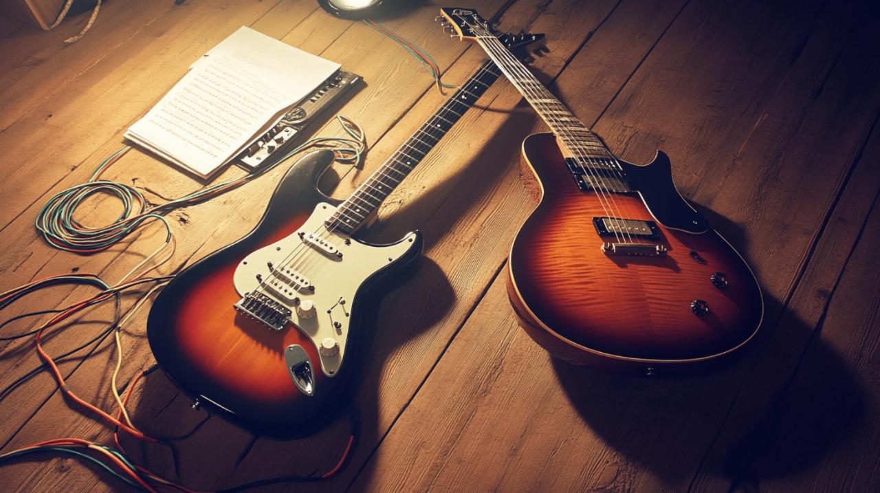 Guitare electrique vs. Guitare acoustique : laquelle pour debuter ? Guide complet pour faire le bon choix